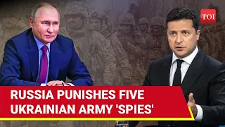 Blow To Zelensky As Putin's Men Capture and Punish Ukrainian 'Spies' In Crimea | Watch