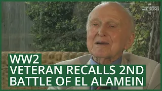 WW2 veteran recalls second Battle of El Alamein | Commonwealth War Graves Commission | #CWGC