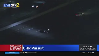 CHP Helicopter Continues To Spotlight Fleeing Suspect