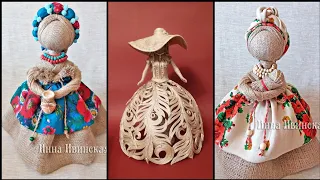 Amazing & beautiful jute craft doll || how to decorate doll from jute rope || jute craft ideas