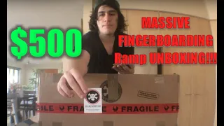 MASSIVE BLACK RIVER RAMPS UNBOXING!!!  $500 WORTH OF FINGERBOARD RAMPS!!!