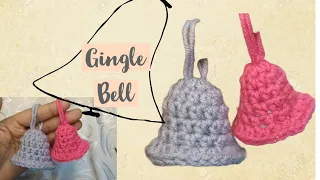 How to crochet christmas bell🎄tree ornamentstutorial @shcrochet9166  #christmas#ornament