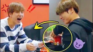 When Jungkook played a prank on BTS members