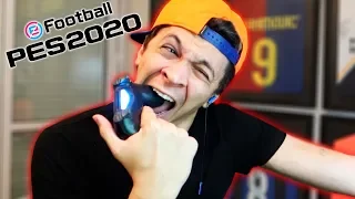 TOMEI UM PAU E QUASE CHOREI DE ÓDIO! - PES 2020