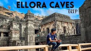 ఇంత అందమైన Caves లైఫ్ లో ఫస్ట్ టైం చూస్తున్నాను | ellora caves | telugu | TS07 motovlogs.