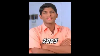 Allu Arjun Transformation || ( 2003 to 2022 ) #shorts #alluarjun