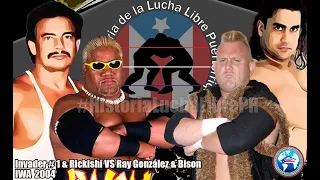 IWA 2004 Invader #1 & Rikishi VS Ray González & Bison