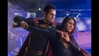 Supergirl 2x22 Supergirl VS Superman Fight