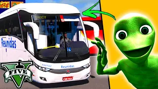 DAME TU COSITA É MOTORISTA DE ONIBUS no GTA 5 ! (Bus Simulator no GTA V)