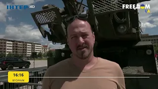 Выставка разбитой военной техники РФ в Праге | FREEДОМ - UATV Channel