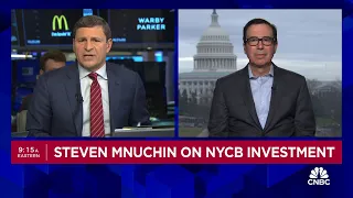 Steven Mnuchin on NYCB investment: Great opportunity to turn this into an attractive regional bank