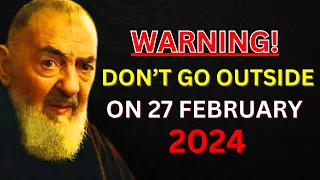 Padre Pio Received This Message From Jesus Right Before He Died [ END TIMES 2024 ]