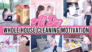 *NEW* ALL DAY CLEAN WITH ME! WHOLE HOUSE CLEANING MOTIVATION 2024