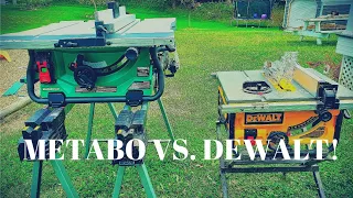 Best Table Saw! Matabo 36v Multivolt Table Saw vs. Dewalt D745 Corded Table Saw (TOOL DUEL!) #tools