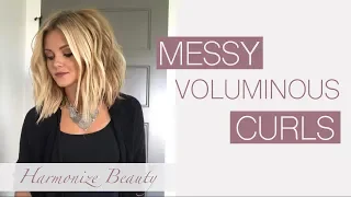 Voluminous Messy Curls - Harmonize_Beauty