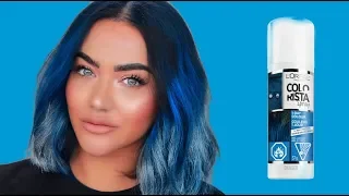 HOW TO ACHIEVE BLUE HAIR with L'oréal COLORISTA