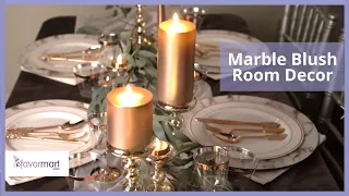 Marble Blush Room Décor | Home Tips | eFavormart.com