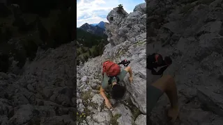 Lechnerkopf Abstieg | Klettern I-II UIAA | Bergtour Bayerische Voralpen