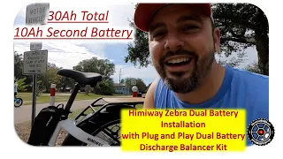 Himiway | Zebra | Plug and Play Dual Battery Discharge Balancer Kit | Install Two Batteries