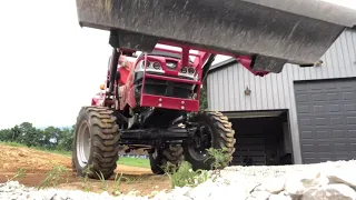 Meet “Red” my #Mahindra 1626 Shuttle Shift Tractor