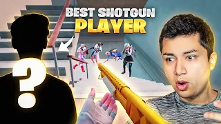 ROLEX REACTS to BEST SHOTGUN PLAYER | PUBG MOBILE