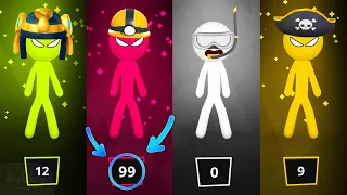 Stickman Random MINIGAMES in Stickman Party