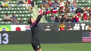 Australia vs. Brazil: Camila Goal - Aug. 3, 2017