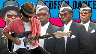 Coffin Dance Meme (Astronomia) on ELECTRIC GUITAR