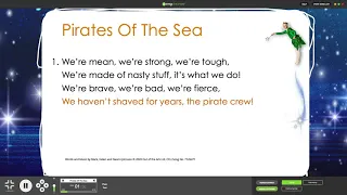 Pirates Of The Sea from Peter Pan The Musical by Out of the Ark Music (Words on Screen™ Lyric Video)
