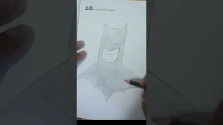How To draw Batman easy drawing #pencildrawing #batman