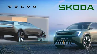 ŠKODA VISION 7S or VOLVO Concept RECHARGE?