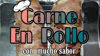 carne en rollo con mucho sabor #rollo #saborcolombiano