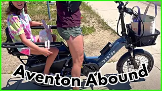 The BEST Cargo Ebike | Everything You Need to Know About The Aventon Abound E-bike