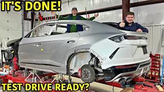 Rebuilding A Wrecked Lamborghini Urus Part 13!!!