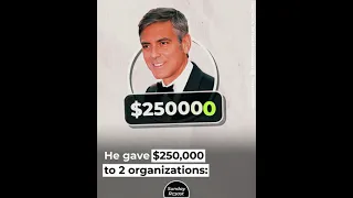 Why George Clooney Gave Away $14,000,000 to Friends