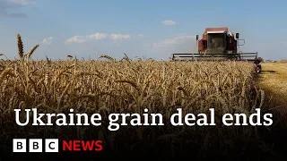 Russia ends Ukraine grain deal after Crimea bridge attack - BBC News