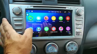 Touchscreen Andriod Car Radio Review 2007-2011 Toyota Camry Review