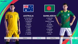 BANGLADESH vs AUSTRALIA  [eFootball PES 2021]