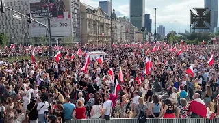 Rota I Godzina "W" na warszawskim Rondzie Romana Dmowskiego I Warszawa 1 sierpnia 2022