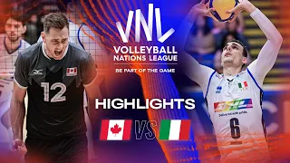 🇨🇦 CAN vs. 🇮🇹 ITA - Highlights Week 3 | Men's VNL 2023