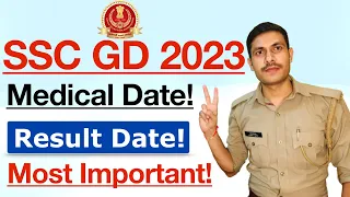 SSC GD Medical Date 2023 : SSC GD 2023 ka Medical Kab se hoga| CRPF Notice l SSC GD Result Date 2023