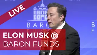 INTERVIEW ELON MUSK NA KONFERENCI BARON FUNDS 2022 | LIVE