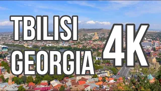 Tbilisi 4K Walking Tour Georgia. თბილისი 4K საქართველო. Тбилиси 4К Грузия.