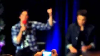 Paul Wesley & Ian Somerhalder - TVD Chicago 2014 - Switching bodies + Delena vs Stelena