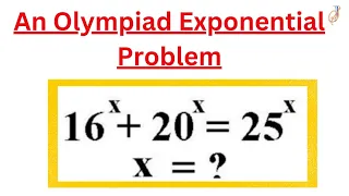 A difficult exponential olympiad problem. #olympiad #olympiadquestion