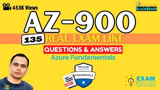 AZ-900 Exam Cram | 135 Real Exam Questions, Crack AZ-900 today in 2 HRs | Free pdf