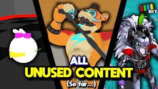 ALL FNAF Security Breach Unused Content (So far) | LOST BITS [TetraBitGaming]