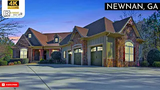 HUGE LUXURY EXECUTIVE Style Home for sale in NEWNAN, GA - 5 Bed, 4.5 Bath FULL Walkout Basement