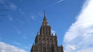 Rīga 4K (Zinātņu ākadēmija) Riga Latvia 4K (Academy of Sciences), Рига Латвия 4К (Академия Наук)