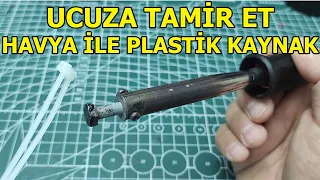 UCUZA TAMİR ET! HAVYA İLE PLASTİK KAYNAK YÖNTEMİ, Lehim Makinesini Böyle Kullan!